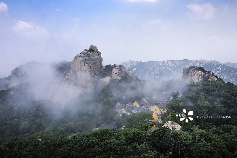 五莲山云海图片素材