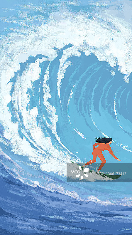 夏至冲浪图片素材