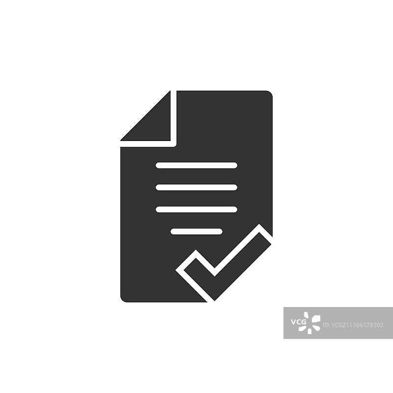 扁平风格的文档清单图标报告图片素材