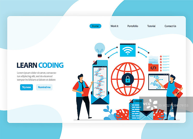 编程学习主页图片素材