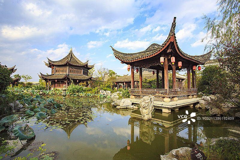 梁祝文化公园图片素材