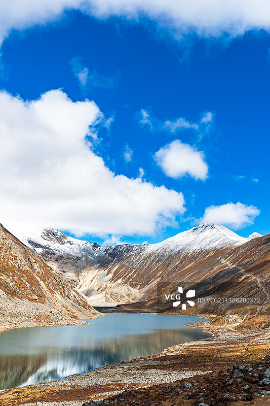库拉岗日神湖图片素材