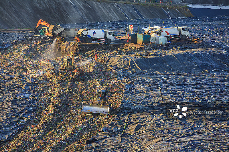 垃圾填埋场图片素材