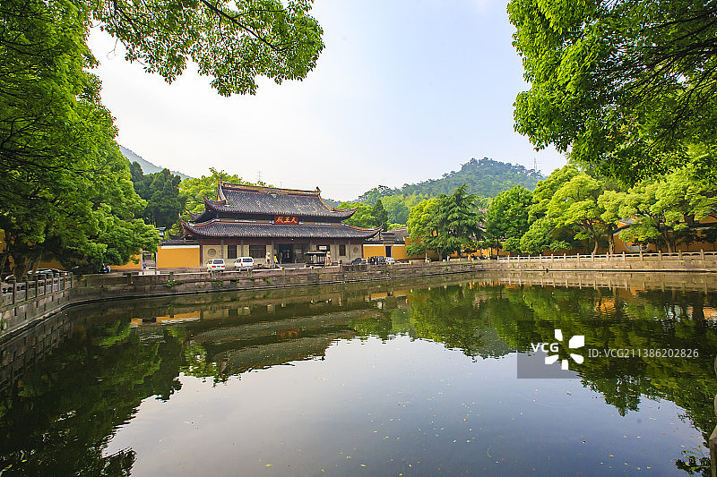 阿育王寺图片素材