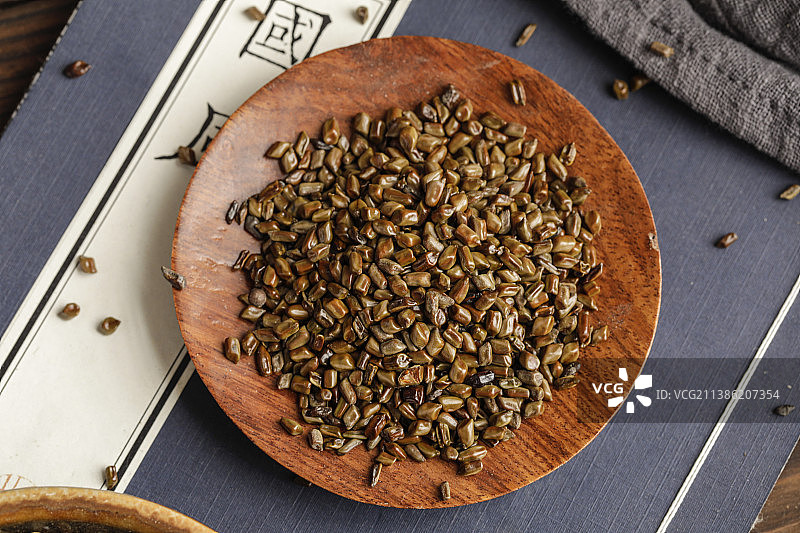 中华传统药材决明子图片素材