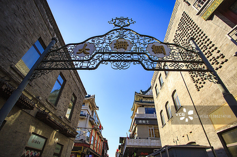 北京前门大街图片素材