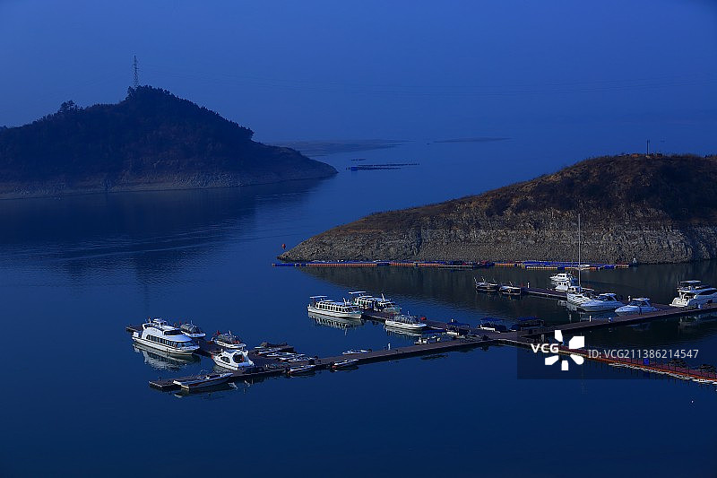 武当山太极湖图片素材