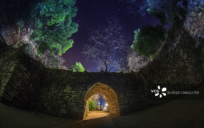 桃渚古城图片素材