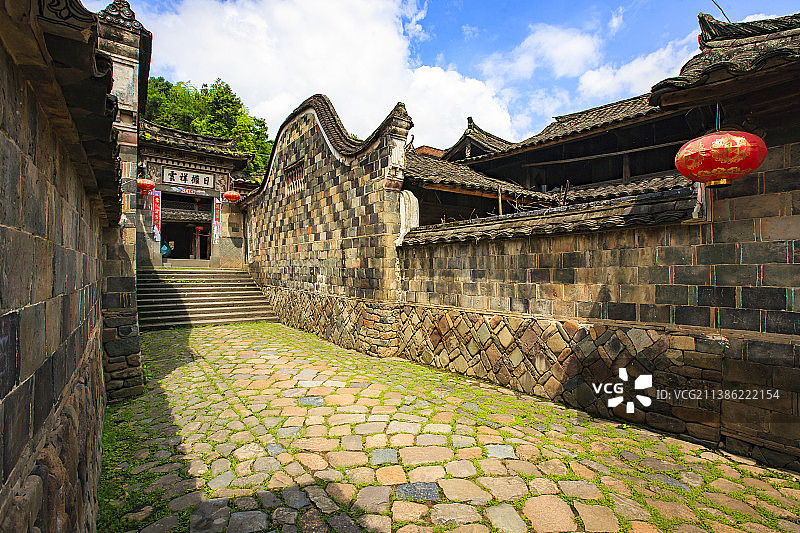 泰顺胡氏大院图片素材