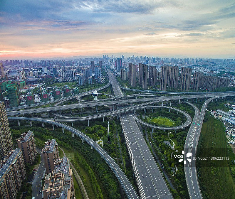 宁波机场路高架图片素材