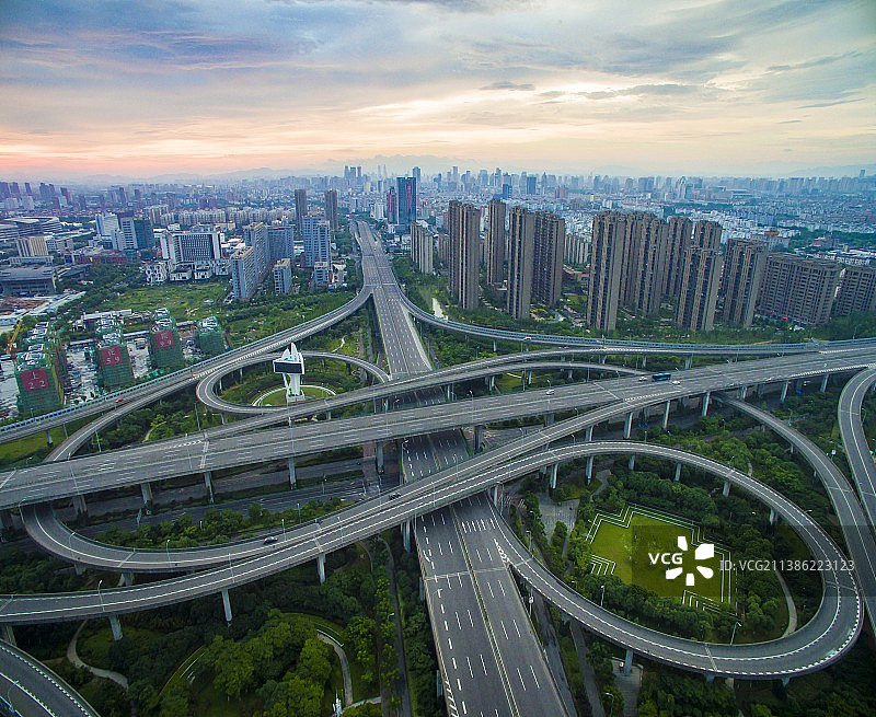 宁波机场路高架图片素材