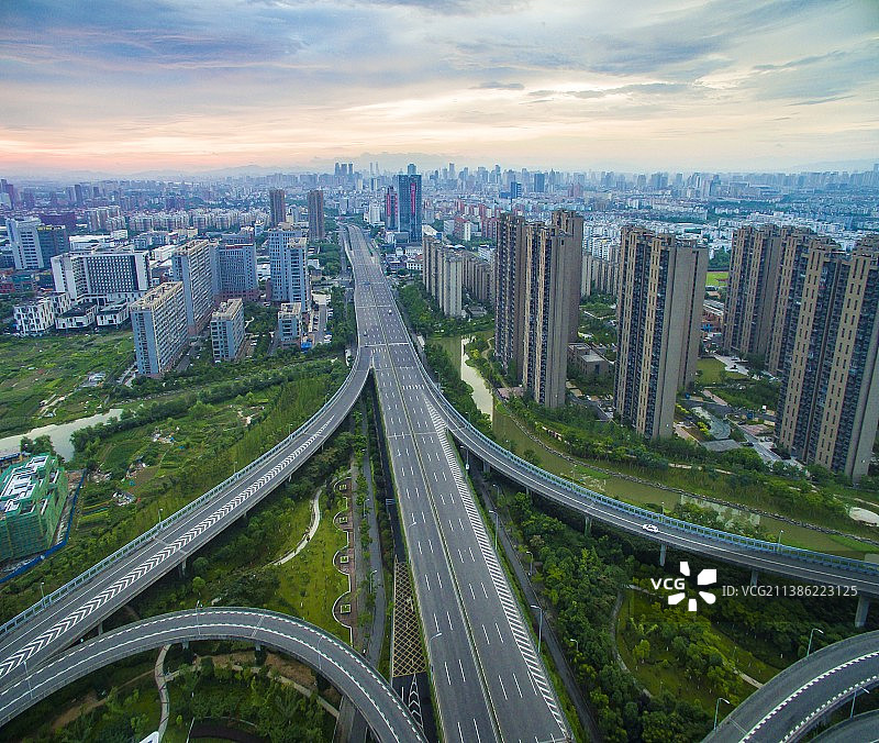 宁波机场路高架图片素材