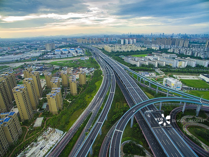 宁波机场路高架图片素材