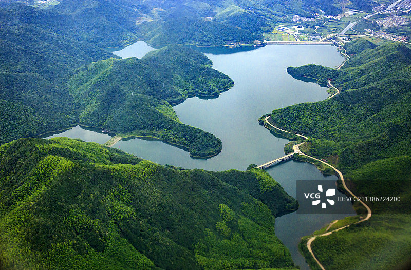 余姚双溪口水库图片素材