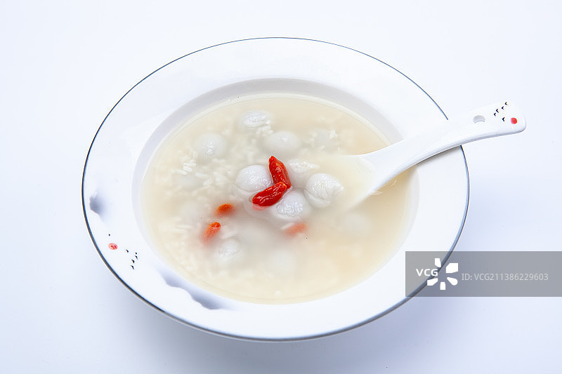 枸杞醪糟汤圆图片素材