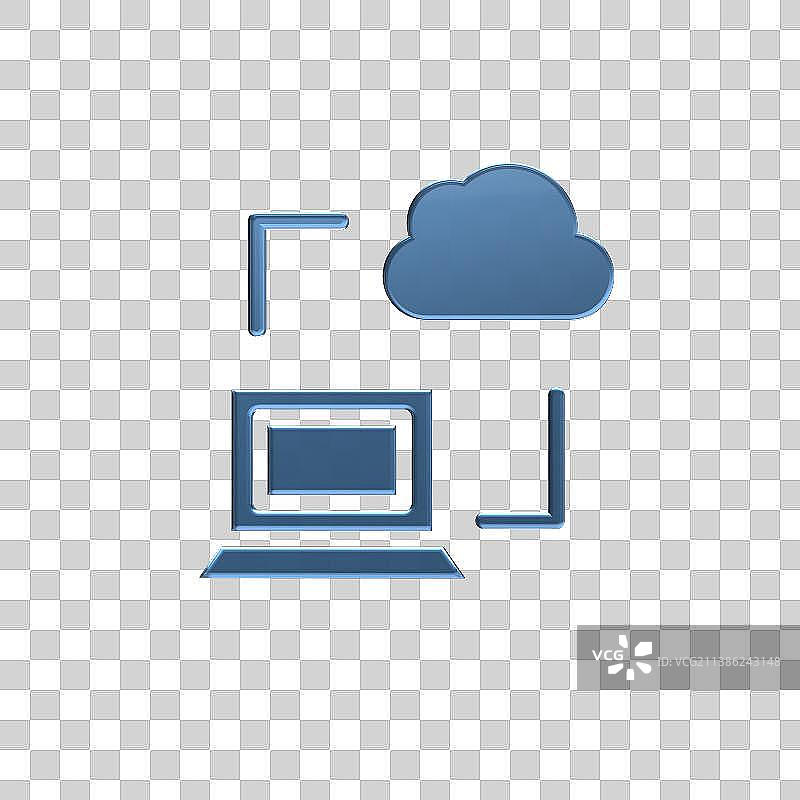 互联网云数据图标图片素材