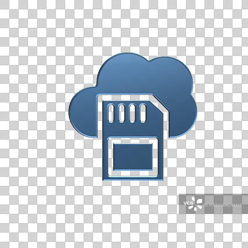 互联网云数据图标图片素材