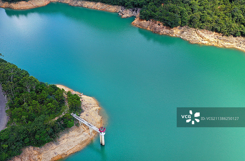 广东省广州市增城区派潭镇白水寨大丰门景区航拍图片素材
