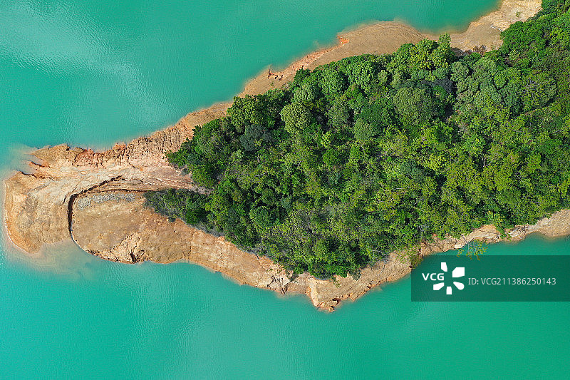 广东省广州市增城区派潭镇白水寨大丰门景区航拍图片素材