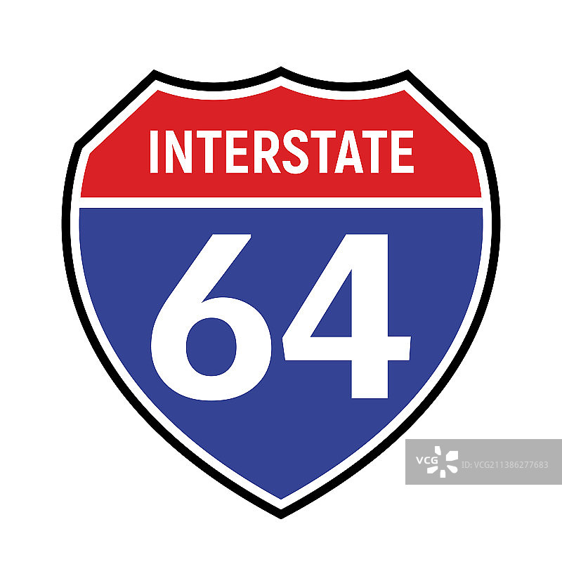 64号高速公路标志图标图片素材