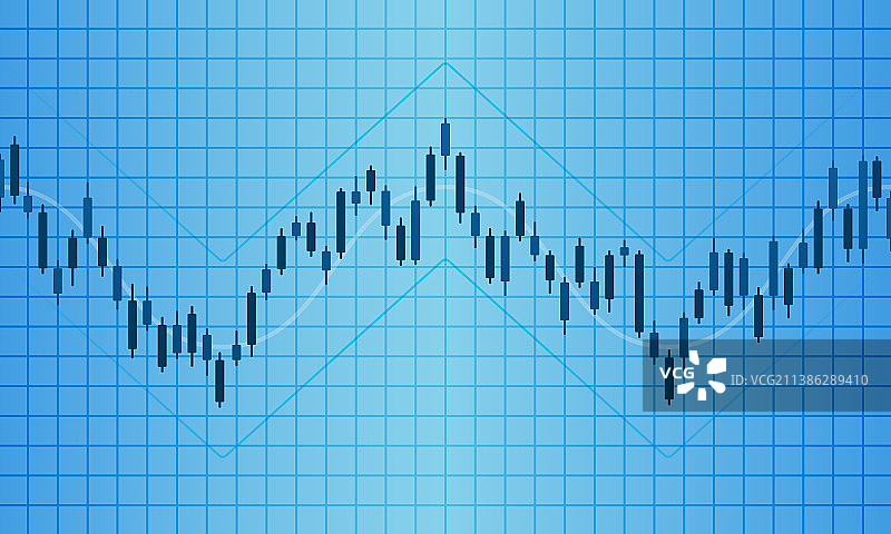 投资图表背景蜡烛图片素材