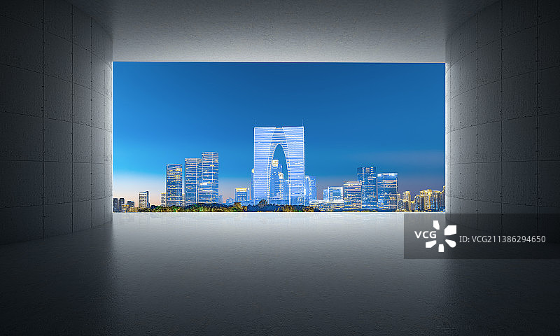 苏州城市风光建筑空间图片素材