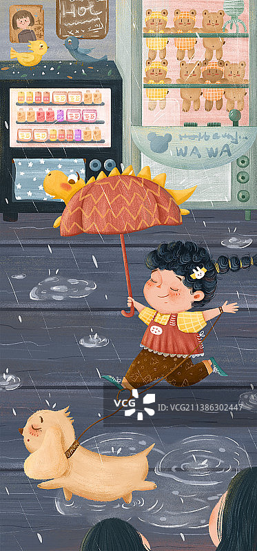 儿童插画作品图片素材