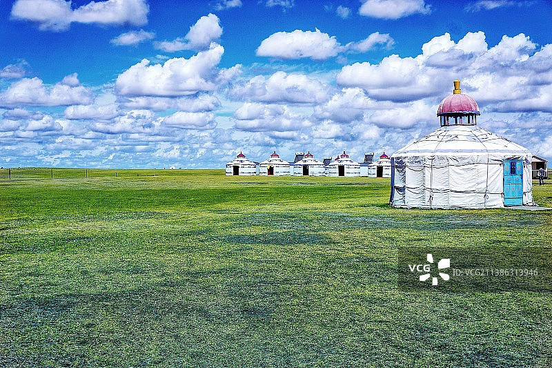 白云朵朵图片素材