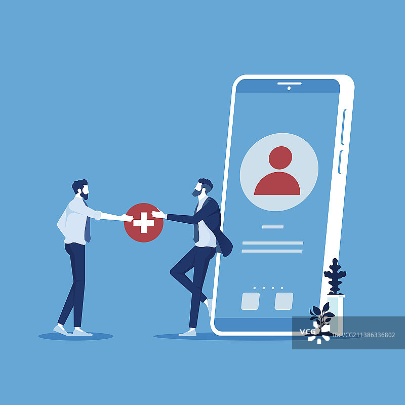 添加好友概念图片素材