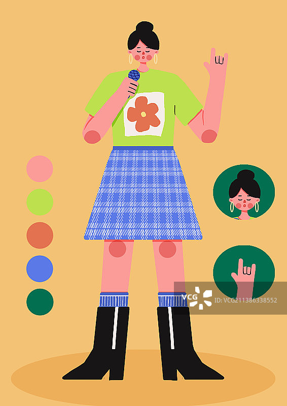 唱一首摇滚吧图片素材