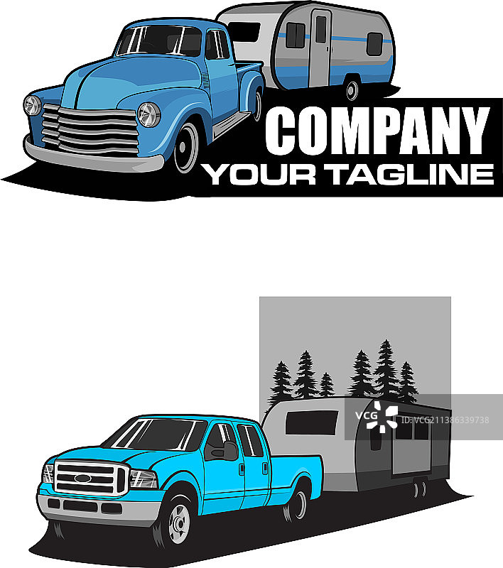 露营车合集图片素材