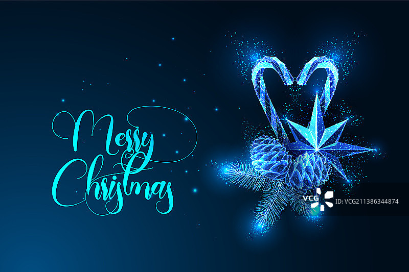 圣诞节电子贺卡模板图片素材