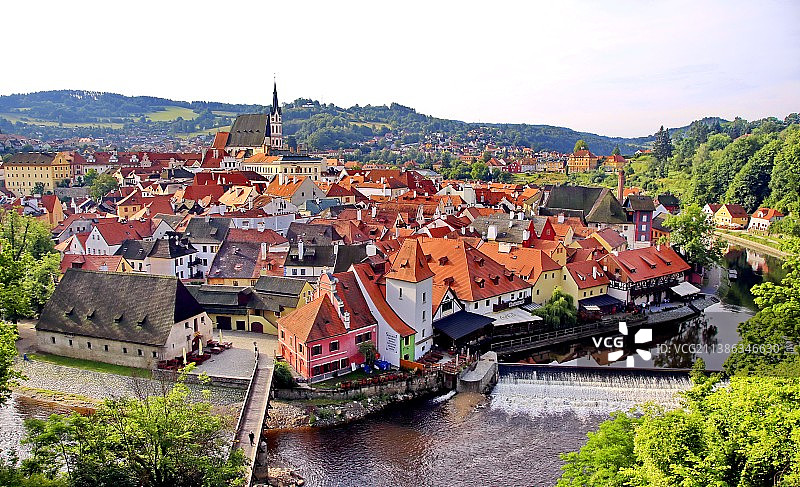 俯瞰克鲁姆洛夫（Overlooking Krumlov）图片素材
