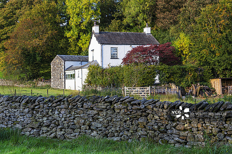 英国，温德米尔小镇风景图片素材