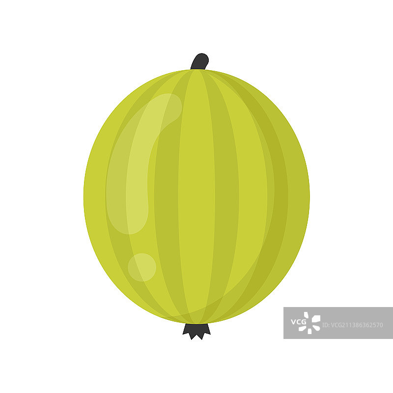 可爱孤立的彩色醋栗图片素材