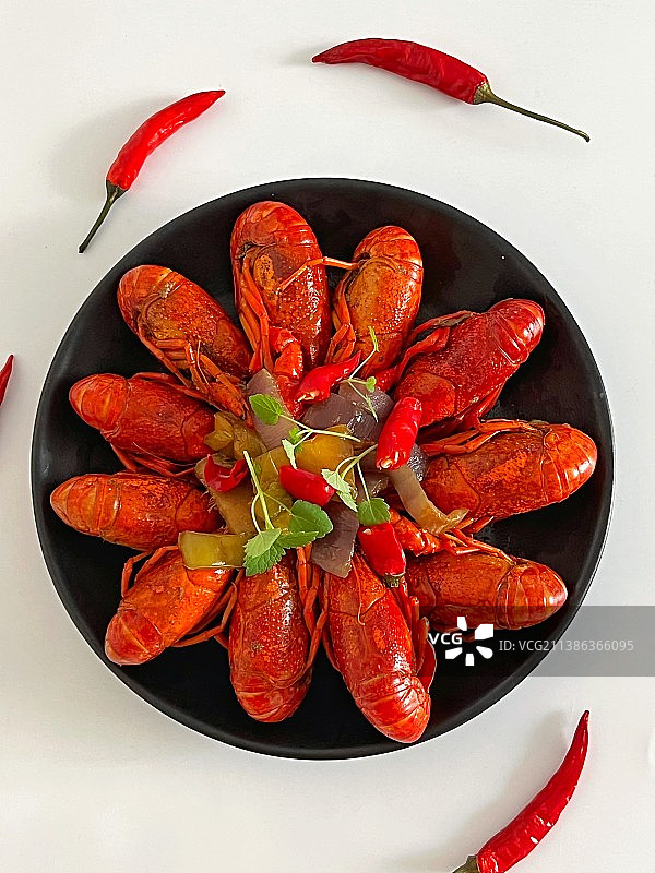 美味十三香小龙虾图片素材