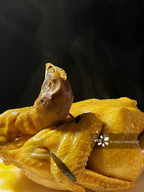 清蒸童子鸡图片素材
