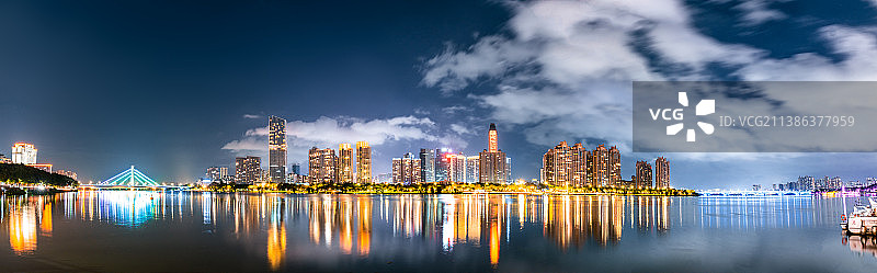 惠州夜景城市风光图片素材