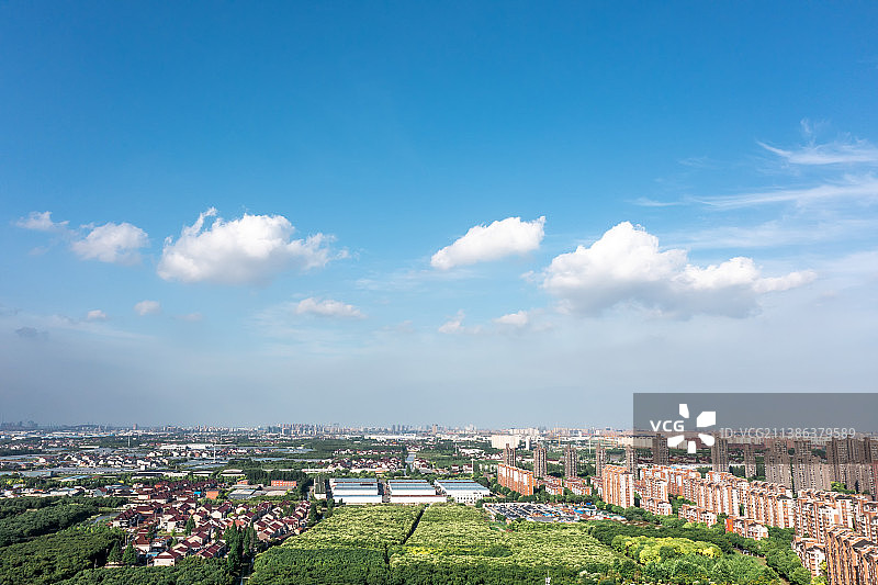上海宝山区城市建筑风光图片素材
