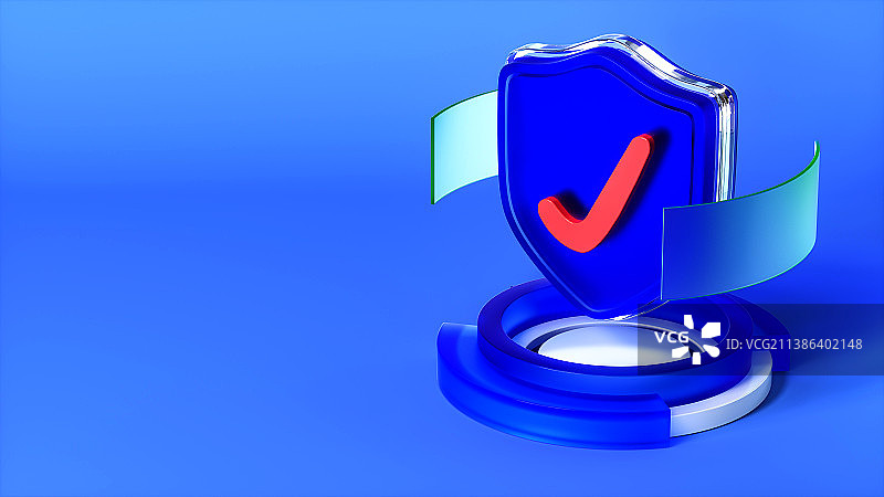 充满科技感的安全标志图片素材