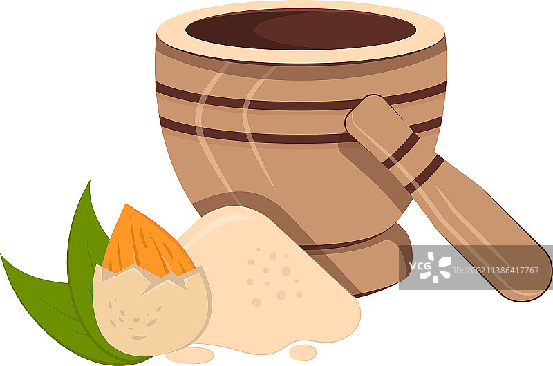 杏仁粉图片素材