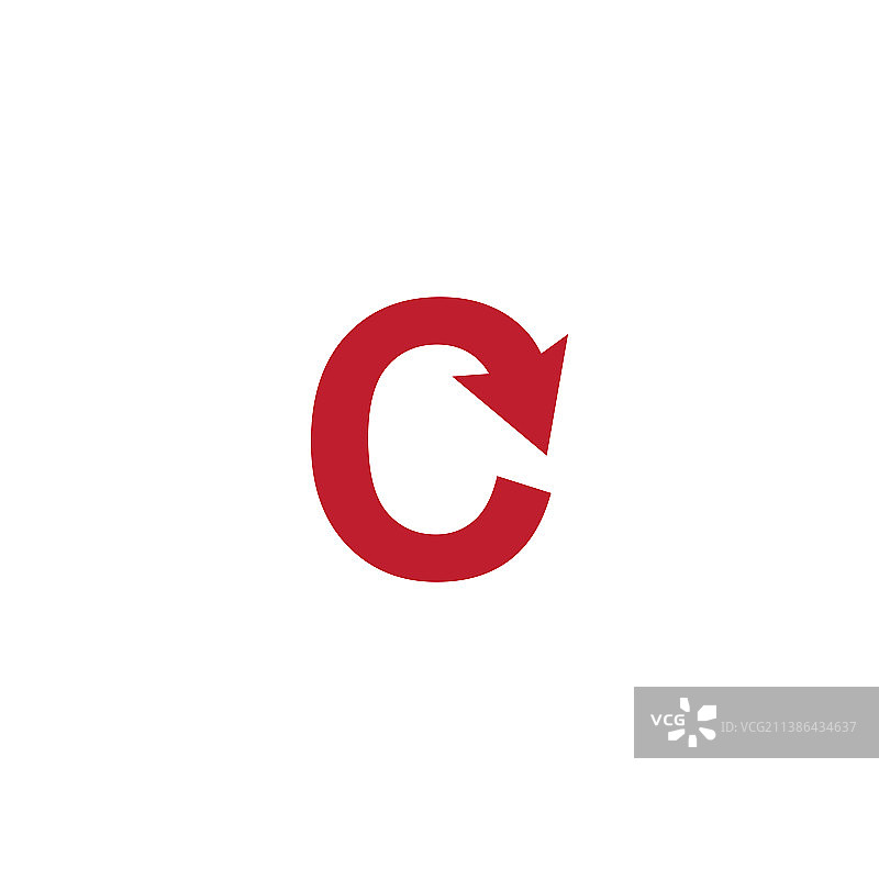 箭头首字母设计图片素材