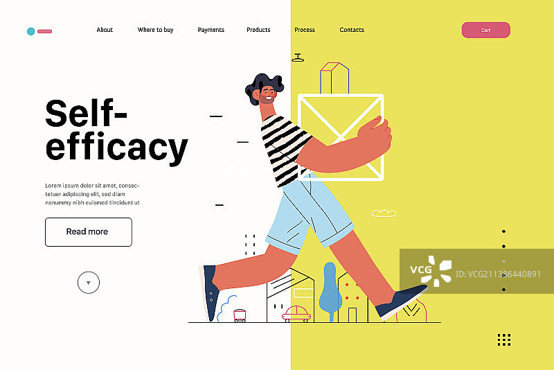 创业网站着陆页模板图片素材