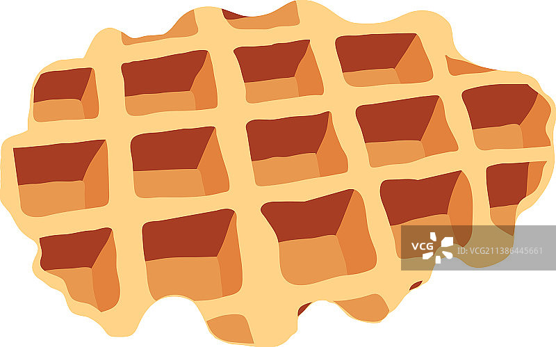 早餐比利时华夫饼图片素材