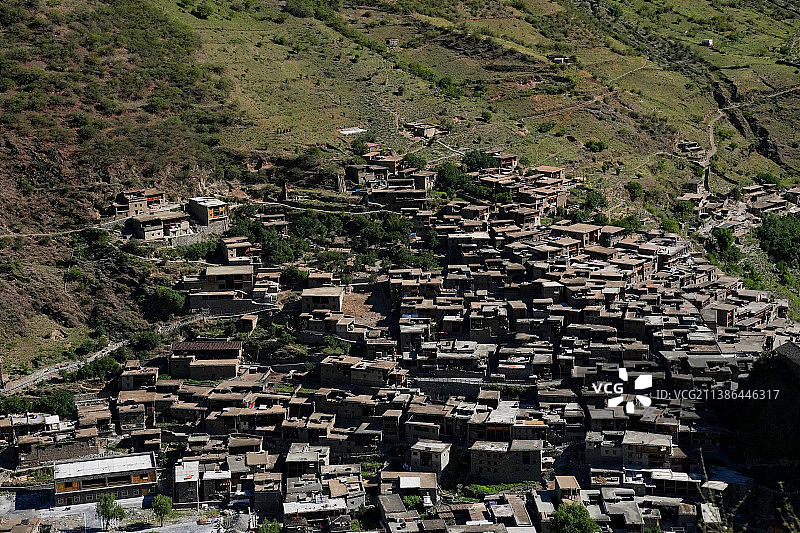 四川凉山木里俄亚大村图片素材
