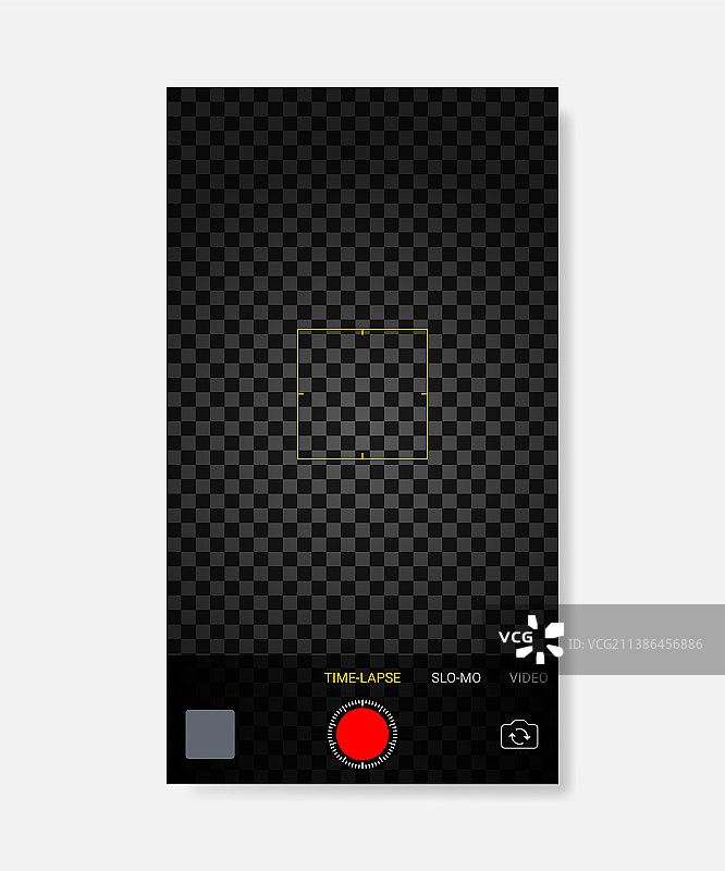 智能手机相机屏幕图标图片素材