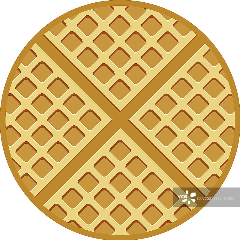 早餐华夫饼图片素材