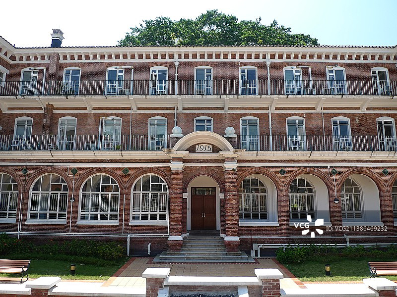 香港大学梅堂, 香港大学百年建筑, 对称性建筑, 香港大学校庆, 香港回归周年庆图片素材