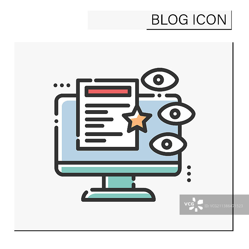 热门帖子颜色图标图片素材