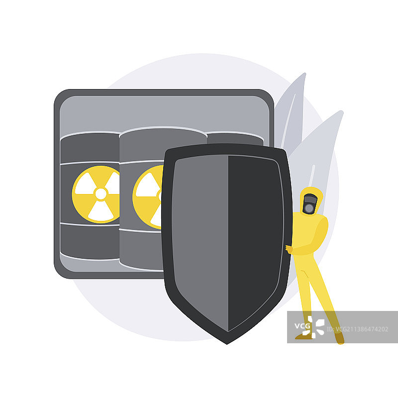 废物安全储存概念图片素材